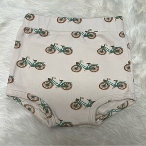 kate quinn Bicycle Print Bloomer Diaper Cover 12-18 cotton